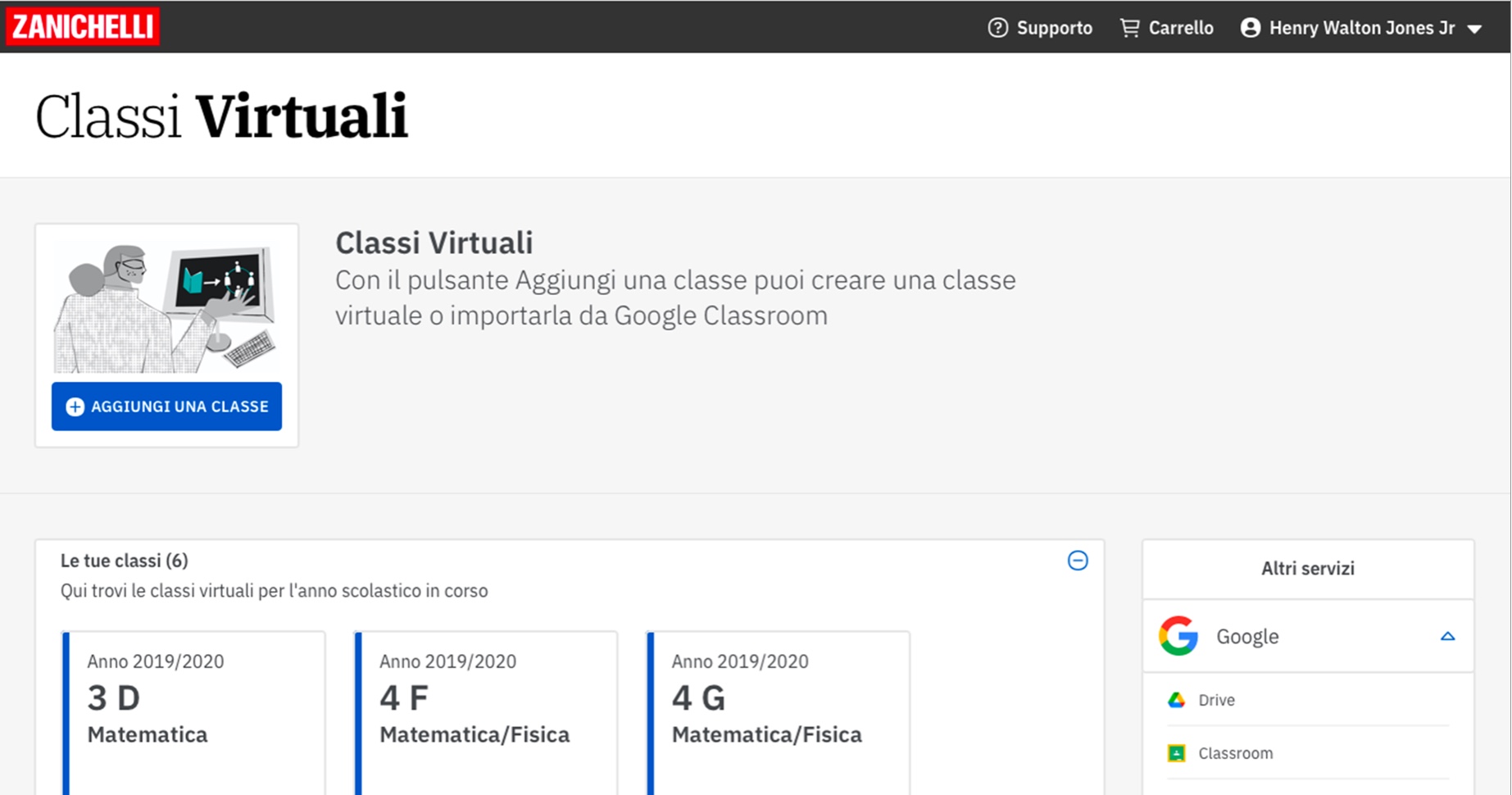 Ricerca utenti e wireframe Zanichelli
